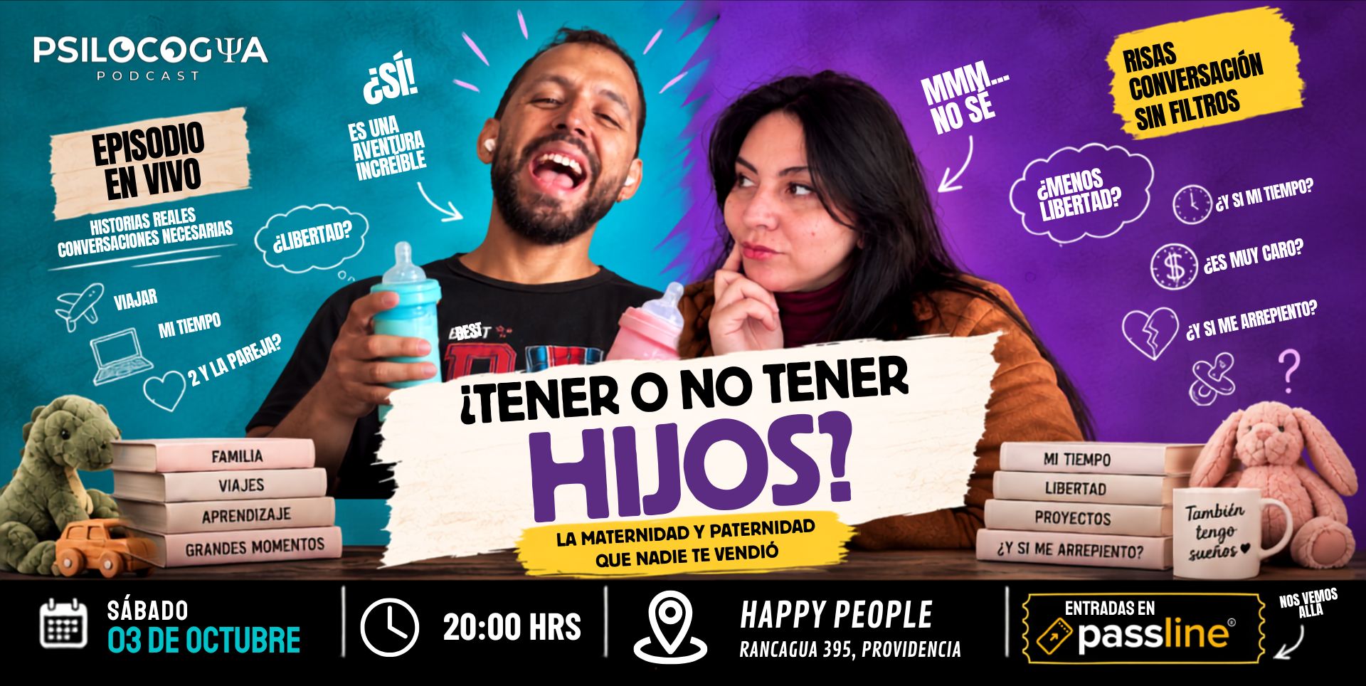 Banner ¿Tener o no tener hijos? La maternidad y paternidad que nadie te vendió